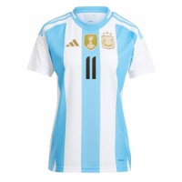 Argentinien Angel Di Maria #11 Heimtrikot Frauen Copa America 2024 Kurzarm